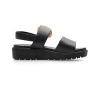 ara - Sandales Plates Noires pour Femmes - Femme - Chaussures - Noir - Taille: 38 EU