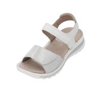 ARA Sandales 'Tampa' argent / blanc cassé, Taille 42