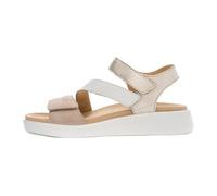 ARA Sandale Madeira pour femme, blanc, platine, Sable, blanc, platine, 39 EU Weit