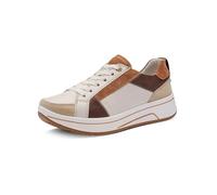 Ara Sapporo Baskets pour Femme Crème Moka Mousse, 40 EU Blanc