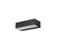 Ara Small aplique exterior empotrable de paret con luz led blanco calido 3000K en color gris urbano
