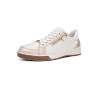 ARA Women ROM Sneaker, Sand Cream White, 38.5 EU