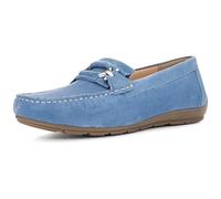 ARA Femme Alabama Mocassin, Bleu Ciel, 39 EU