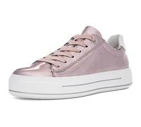 ARA Women's Canberra Sneaker, Dusky Pink White, 38 EU Weit