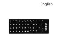 Arabe Cangjie allemand russe français coréen japonais espagnol hébreu italien anglais Alphabet clavier disposition autocollants pour ordinateur portable - Type English