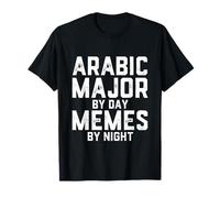Arabe Major by Day Memes Night Étudiant en Islam du Moyen-Orient T-Shirt