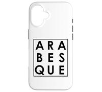 Arabesque Ballet Danser Typographie Art Coque pour iPhone 16