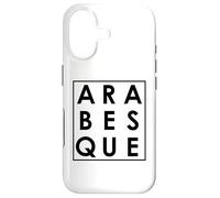 Arabesque Ballet Danser Typographie Art Coque pour iPhone 17