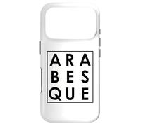Arabesque Ballet Danser Typographie Art Coque pour iPhone 17 Pro