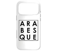 Arabesque Ballet Danser Typographie Art Coque pour iPhone 17 Pro Max
