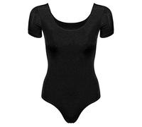 Arabesque Vetement Classique pour Danser sur des Bretelles étroites, idéal pour Le Ballet, la Gymnastique et Le Yoga Carmen (Noir, S)