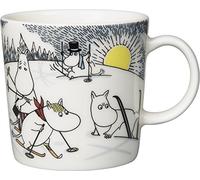 Arabia Mug Moomin Hiver, édition au ski avec Mr Brisk