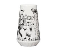 Arabia Vase Emilia 19 cm Noir-blanc
