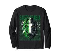 Arabie Saoudite Fan Arabian Horse Saudi Manche Longue