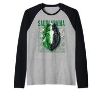 Arabie Saoudite Fan Arabian Horse Saudi Manche Raglan