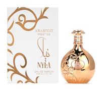 Arabiyat Nyla Eau de parfum 80 ml - Parfum naturel unisexe avec accord fruité, noix de coco et nectar de pêche pour un parfum sucré, tropical et durable