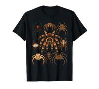 Arachnide réaliste espèce araignée Tarentule Veuve Noire T-Shirt Graphique avec Valeur