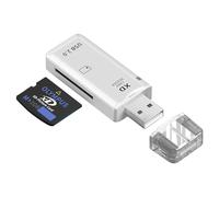 Aradoea Lecteur de Carte mémoire XD USB 2.0 128 Go Lecteur de Carte Flash Compact Portable Plug & Play Lecture Rapide de Carte pour appareils Photo Fuji et Olympus (Prend en Charge Windows + Mac) ave