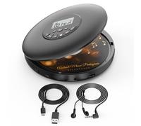 Arafuna Lecteur CD Portable Baladeur CD Lecteur de Musique Personnel avec Protection Anti - Saut pour Lecture CD - R et CD - RW, Pistes programmables - Casque Inclus