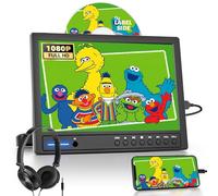 Arafuna Lecteur DVD Voiture 12,5 Pouces, Ecran Voiture Enfant avec EntréE De Disque Type Ventouse, éCrans D'Appuie-TêTe Prend en L’EntréE USB/TF,1080p, HDMI, AV, sans Batterie