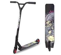 Aragallant Trottinette Freestyle Pro Stunt Scooter, Trottinette Pro Résistant avec Alliage Roulements ABEC-9, Trick Scooter Rotation 360 Degrés à Guidon Large, Trotinette pour Enfant et Ado (Rouge)