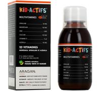 ARAGAN Kid.Actifs Multivitamines 23 Vitamines, Spiruline et Acérola Sirop 125ml