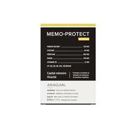 Aragan - MemoProtect - Mémoire & Concentration - Ginkgo Biloba - 60 Gélules | Vitamine B & Sélénium - Vivacité Esprit - 30 à 60 jours - Complément Alimentaire - Synactifs - Fabriqué en France