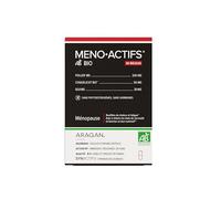 Aragan - Menoactifs - Ménopause Sans Hormones - Bouffées Chaleur & Fatigue | Avec Pollen, Coquelicot, Goji - 30 Gélules - Complément Alimentaire - Synactifs - Fabriqué en France