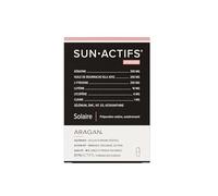 Aragan - Sunactifs - Autobronzant & Préparateur Solaire - 1 Mois | Vitamine D, Cuivre, Zinc, Sélénium - Aragan - 30 Gélules - Complément Alimentaire - Synactifs - Fabriqué en France