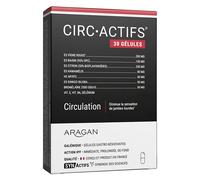Aragan - Synactifs - Circactifs® - Circulation - Vigne Rouge - 30 gélules