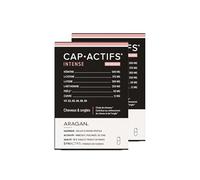 ARAGAN Synactifs Lot de 2 Capactifs - Complément Alimentaire Renforcement des Cheveux et des Ongles - Kératine, Cuivre, Zinc et Vitamines - 240 gélules - 2 mois de prise en 2 phases Fabriqué en France