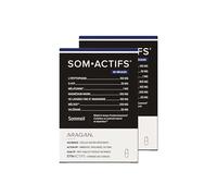 ARAGAN Synactifs Lot de 2 Somactifs - Complément Alimentaire Sommeil Adulte - Mélatonine, Mélisse, Valériane, Huiles essentielles, Magnésium - 60 gélules- 15 jours à 1 mois de prise Fabriqué en France