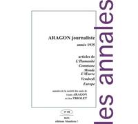 Aragon journaliste, année 1935