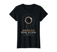 Aragón Total Eclipse Espagne 12 août 2026 T-Shirt Graphique avec Valeur