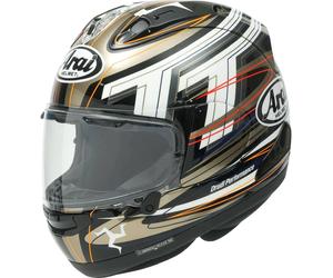 Arai Arai RX-7V Evo Isle of Man 2026,, casque intégral L Noir/Blanc/Or Noir/Blanc/Or