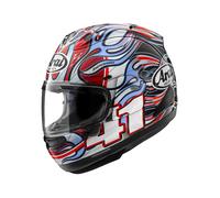 Casque moto intégral Arai RX-7V EVO Haga WSBK - Replica L