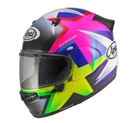 Arai Quantic Star Casque, Noir/Blanc/Néon jaune, Taille S (55/56)