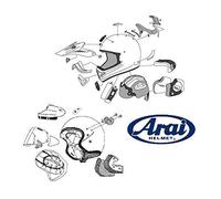 Arai Coussinets de joue SZ-R VAS 25 mm Noir