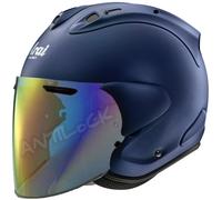 ARAI JET SZ-R VAS EVO MAT + VISIÈRE MIROIR ROUGE - XS - ARAI JET SZ-R VAS EVO - BLEU MAT VMR - Visière miroir rouge VAS