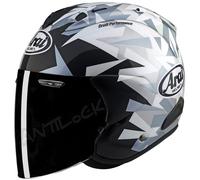 ARAI JET SZ-R VAS EVO MIMESIS BLANC + VISIÈRE TEINTÉE - S - ARAI JET SZ-R VAS EVO - MIMESIS BLANC VT - Visière teintée VAS
