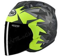 ARAI JET SZ-R VAS EVO MIMESIS JAUNE MAT + VISIÈRE TEINTÉE - L - ARAI JET SZ-R VAS EVO - MIMESIS JAUNE MAT VT - Visière teintée VAS