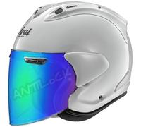 ARAI JET SZ-R VAS EVO + VISIÈRE MIROIR VERT - XL - ARAI JET SZ-R VAS EVO - DIAMOND WHITE VMV - Visière miroir vert VAS EVO