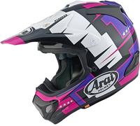 Arai MX-V EVO Battle Casque de motocross, multicolore, taille L pour homme