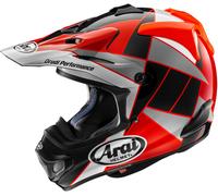 Arai MX-V Evo Peak Casque de motocross, Rouge, Taille XL (60/61)