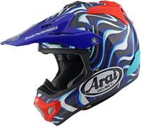 Arai MX-V EVO Stream Casque de motocross, noir-multicolore, taille M pour homme