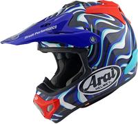 Arai MX-V EVO Stream, casque de motocross XL Bleu Foncé/Turquoise/Blanc/Rouge Bleu Foncé/Turquoise/Blanc/Rouge