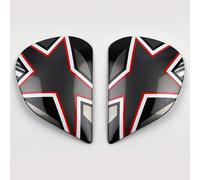 ARAI PLATINE ÉCRAN SAJ STARFLAG 2 - PLATINE ÉCRAN SAJ STARFLAG 2 - ROUGE