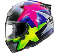 Arai Quantic Star Casque, noir-blanc-jaune, taille L pour homme