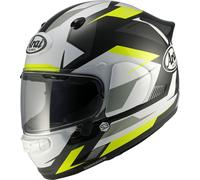 Arai Quantic Supra, casque intégral S Blanc/Noir/Gris/Jaune Néon Blanc/Noir/Gris/Jaune Néon