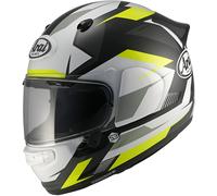 Arai Quantic Supra, casque intégral S Blanc/Noir/Gris/Jaune Néon Blanc/Noir/Gris/Jaune Néon